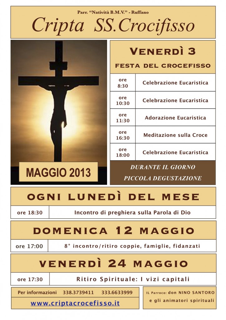 Programma maggio 2013