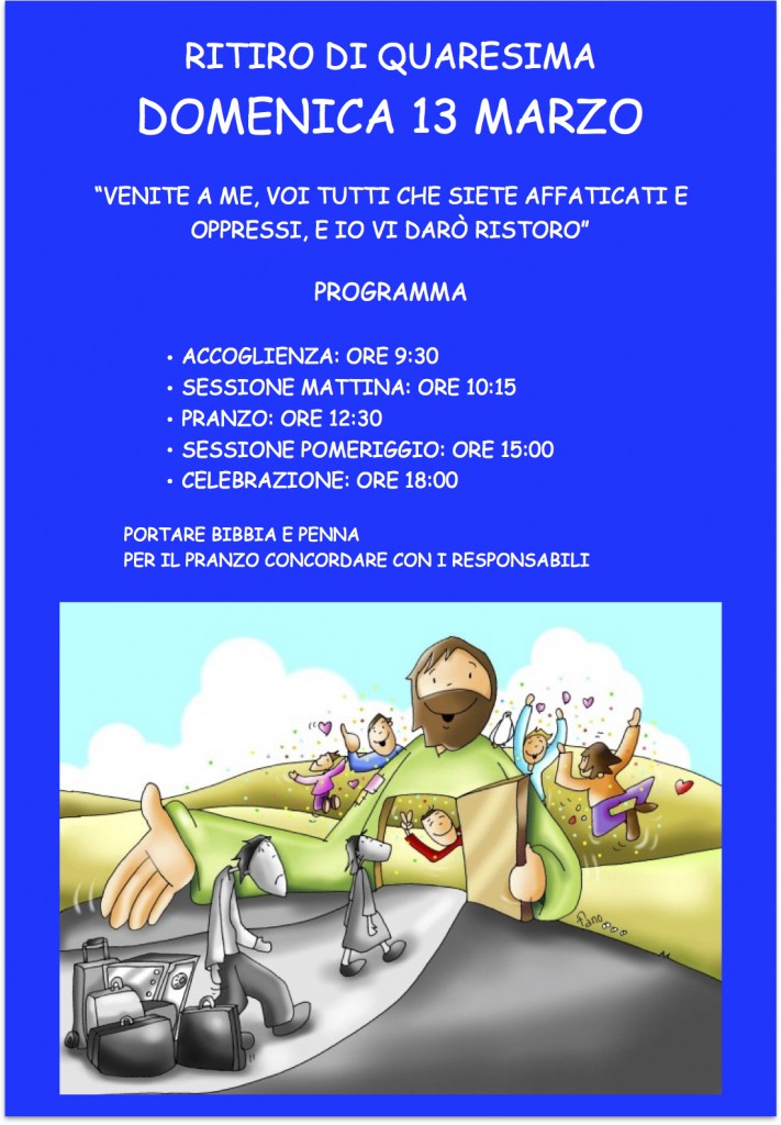 Ritiro Quaresima - programma